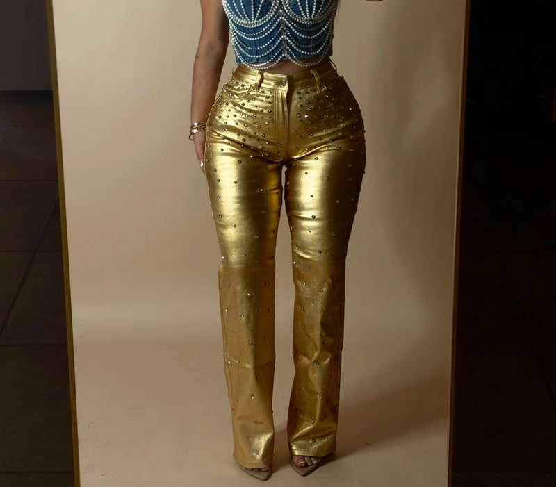 GLAM METALLIC PANT