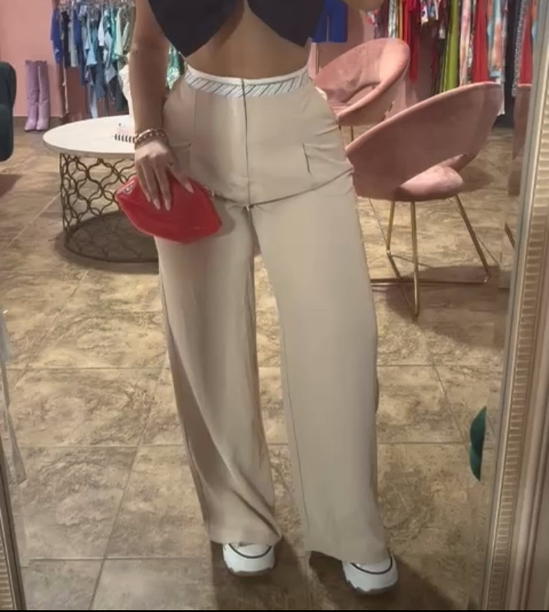 AMBER PANTS (BEIGE )