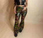 CAMO FLARE PANTS