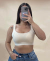 EMMA CROP TOP (BEIGE)