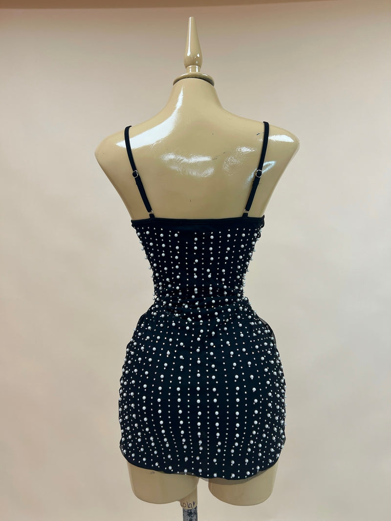 MESH PEARL DRESS