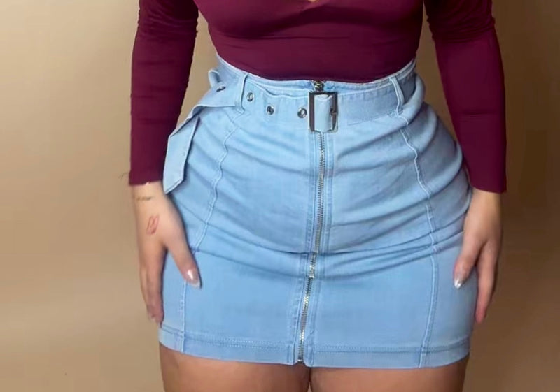 NAOMI DENIM SKIRT