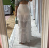 VACAY IN WHITE MAXI SKIRT