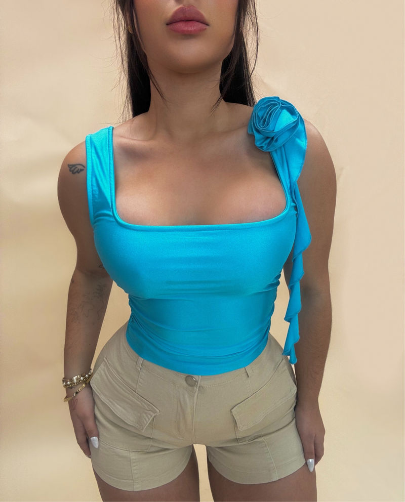 VALENTINA TOP (BLUE)