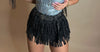 IZZIE SKORT (BLACK/GUNMETAL)