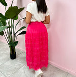 PINK CHRISTMAS SKIRT