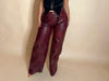 FREYA WIDE PANT (WINE)