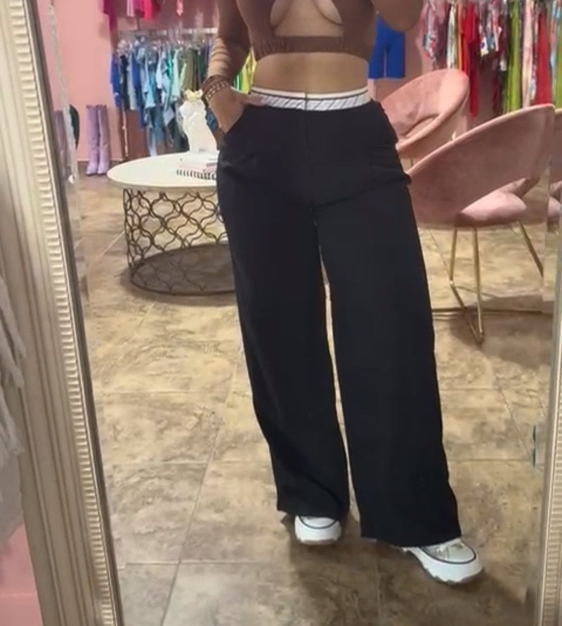 AMBER PANTS (BLACK)