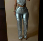 SAMANTHA METALLIC PANTS