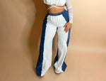 TERRY WIDE LEG PANTS