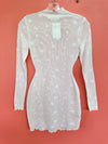 STARS MESH DRESS (WHITE)