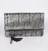 Snakeskin Meshed Mini Clutch